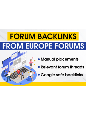 Buy Backlinks from EU Forums