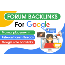Forum backlinks for Google